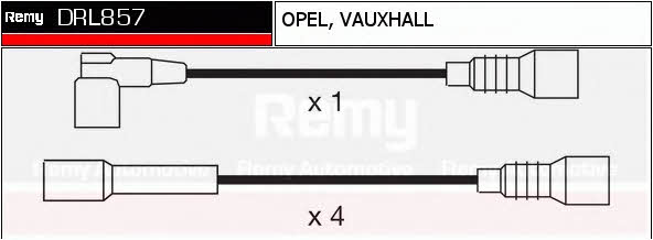 Remy DRL857 Дроти високовольтні, комплект DRL857: Купити в Україні - Добра ціна на EXIST.UA!