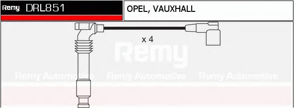 Remy DRL851 Дроти високовольтні, комплект DRL851: Купити в Україні - Добра ціна на EXIST.UA!