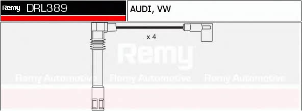 Remy DRL389 Дроти високовольтні, комплект DRL389: Купити в Україні - Добра ціна на EXIST.UA!