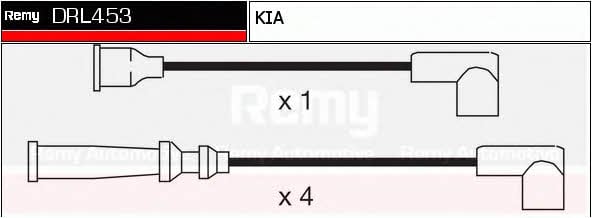 Remy DRL453 Дроти високовольтні, комплект DRL453: Купити в Україні - Добра ціна на EXIST.UA!