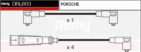 Remy DRL863 Дроти високовольтні, комплект DRL863: Купити в Україні - Добра ціна на EXIST.UA!