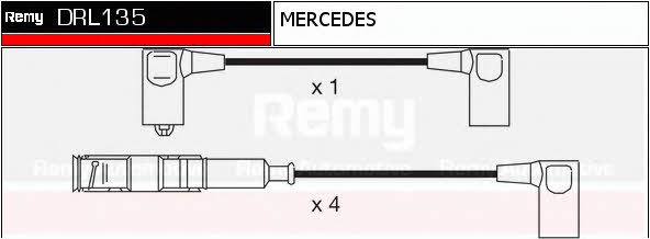 Remy DRL135 Дроти високовольтні, комплект DRL135: Купити в Україні - Добра ціна на EXIST.UA!