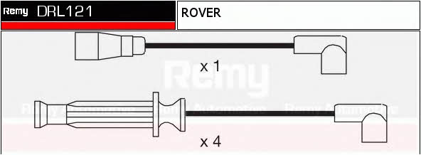Remy DRL121 Дроти високовольтні, комплект DRL121: Купити в Україні - Добра ціна на EXIST.UA!