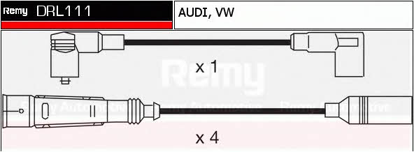 Remy DRL111 Дроти високовольтні, комплект DRL111: Купити в Україні - Добра ціна на EXIST.UA!