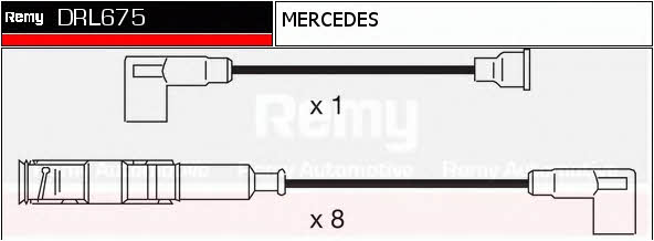 Remy DRL675 Дроти високовольтні, комплект DRL675: Купити в Україні - Добра ціна на EXIST.UA!