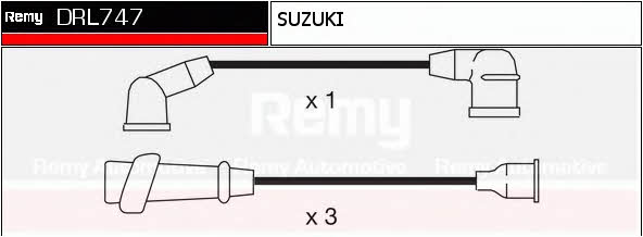 Remy DRL747 Дроти високовольтні, комплект DRL747: Купити в Україні - Добра ціна на EXIST.UA!
