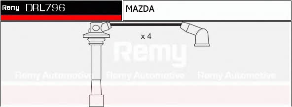 Remy DRL796 Дроти високовольтні, комплект DRL796: Купити в Україні - Добра ціна на EXIST.UA!