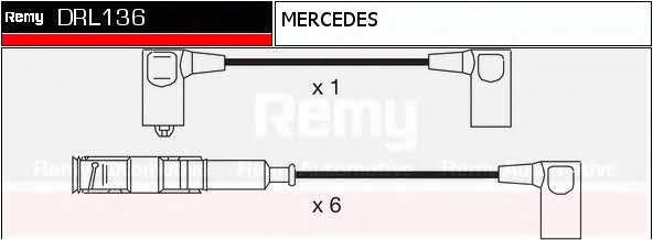 Remy DRL136 Дроти високовольтні, комплект DRL136: Купити в Україні - Добра ціна на EXIST.UA!