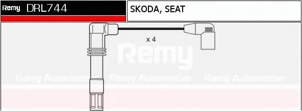 Remy DRL744 Дроти високовольтні, комплект DRL744: Купити в Україні - Добра ціна на EXIST.UA!