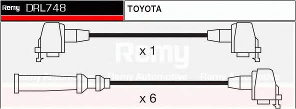 Remy DRL748 Дроти високовольтні, комплект DRL748: Купити в Україні - Добра ціна на EXIST.UA!