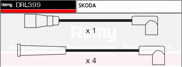 Remy DRL399 Дроти високовольтні, комплект DRL399: Купити в Україні - Добра ціна на EXIST.UA!