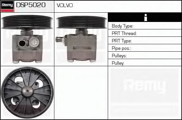 Remy DSP5020 Насос гідропідсилювача керма DSP5020: Купити в Україні - Добра ціна на EXIST.UA!
