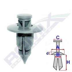 Кліпси оббивки Romix B23145 - відгуки