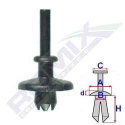 38021 Romix Клипсы обивки