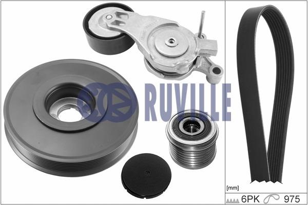 5596381 Ruville Комплект ремня генератора
