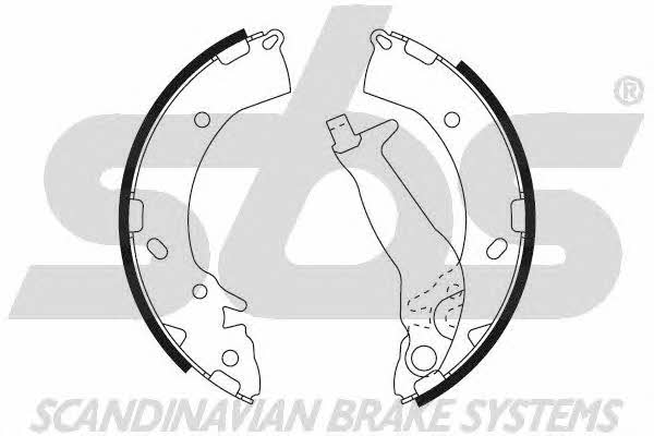 SBS 18492734716 Колодки гальмівні барабанні, комплект 18492734716: Приваблива ціна - Купити в Україні на EXIST.UA!