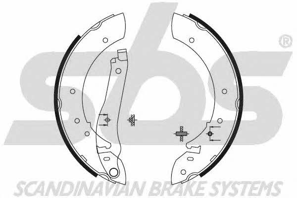 SBS 18492799346 Колодки гальмівні стояночного гальма 18492799346: Купити в Україні - Добра ціна на EXIST.UA!
