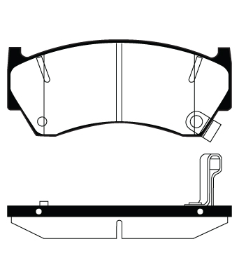 SMB23004 Samsung brake Тормозные колодки дисковые, комплект