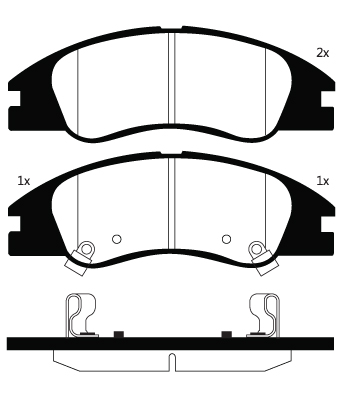 SMB24218 Samsung brake Тормозные колодки дисковые, комплект