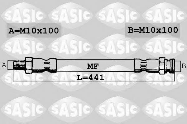 6600024 Sasic Тормозной шланг