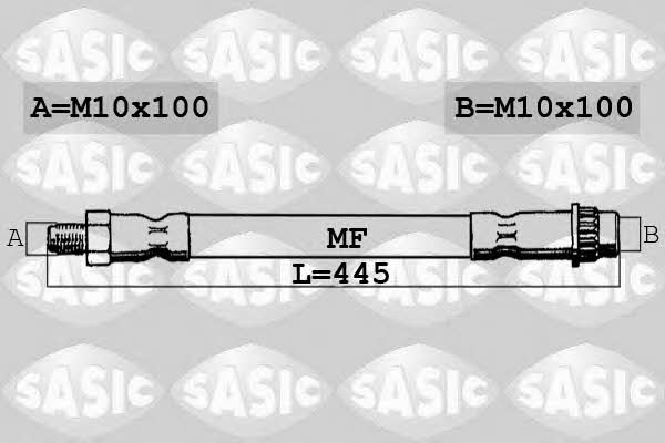 6600031 Sasic Тормозной шланг