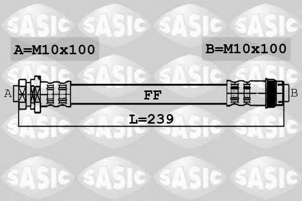 6600033 Sasic Гальмівний шланг