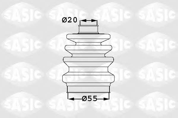 Sasic 1906020 Пильник приводного валу внутрішній, комплект 1906020: Купити в Україні - Добра ціна на EXIST.UA!
