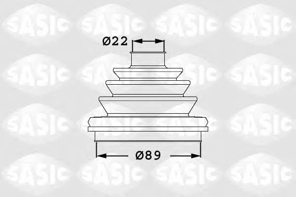 Sasic 1906047 Пильник приводного валу наружний, комплект 1906047: Приваблива ціна - Купити в Україні на EXIST.UA!