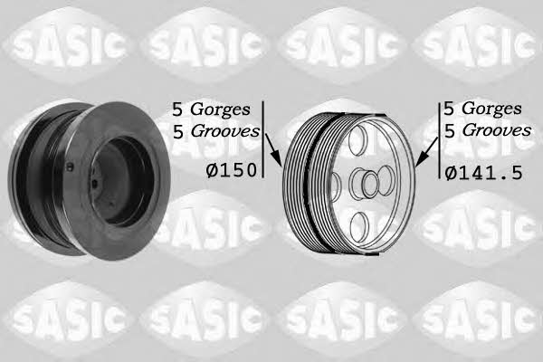 Sasic 9001812 Шків колінчатого валу 9001812: Купити в Україні - Добра ціна на EXIST.UA!