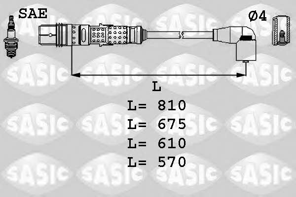 Sasic 9286006 Дроти високовольтні, комплект 9286006: Купити в Україні - Добра ціна на EXIST.UA!