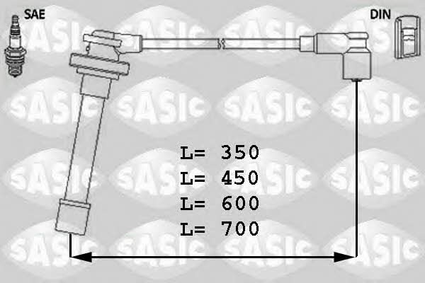 Sasic 9286011 Дроти високовольтні, комплект 9286011: Купити в Україні - Добра ціна на EXIST.UA!