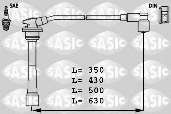 Sasic 9286018 Дроти високовольтні, комплект 9286018: Купити в Україні - Добра ціна на EXIST.UA!