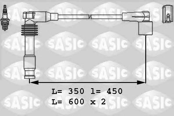 Sasic 9286027 Дроти високовольтні, комплект 9286027: Купити в Україні - Добра ціна на EXIST.UA!