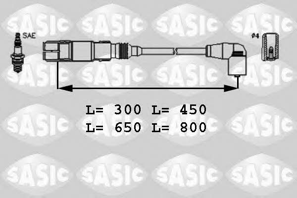 Sasic 9286040 Дроти високовольтні, комплект 9286040: Купити в Україні - Добра ціна на EXIST.UA!