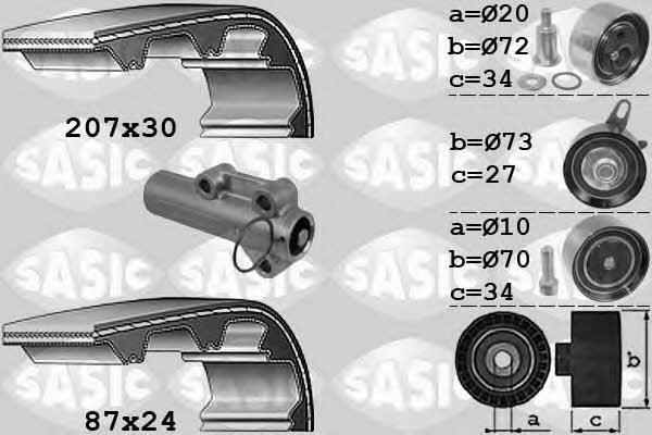 Sasic 1756048 Комплект зубчастих ременів 1756048: Купити в Україні - Добра ціна на EXIST.UA!