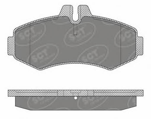 SP624PR SCT Тормозные колодки дисковые, комплект