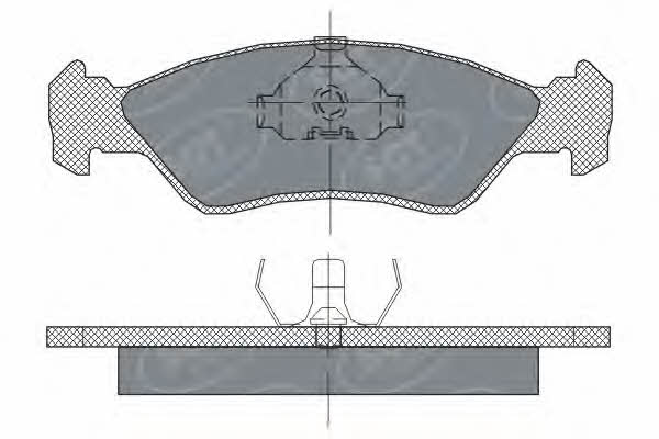 SP236PR SCT Тормозные колодки дисковые, комплект