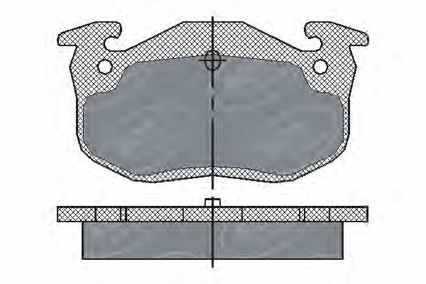 SCT SP 190 PR Гальмівні колодки, комплект SP190PR: Приваблива ціна - Купити в Україні на EXIST.UA!
