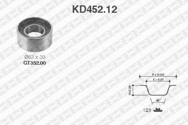 SNR KD45212 Комплект зубчастих ременів KD45212: Купити в Україні - Добра ціна на EXIST.UA!
