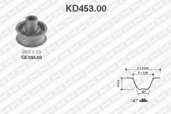 SNR KD45300 Комплект зубчастих ременів KD45300: Купити в Україні - Добра ціна на EXIST.UA!