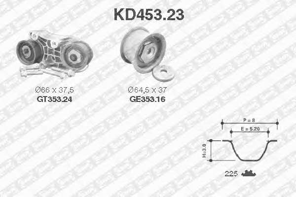 SNR KD453.23 Комплект зубчастих ременів KD45323: Купити в Україні - Добра ціна на EXIST.UA!