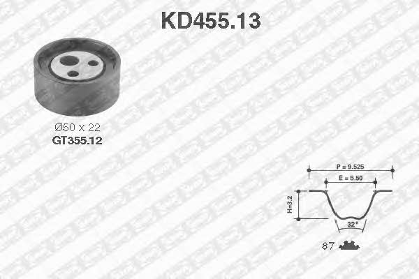SNR KD45513 Комплект зубчастих ременів KD45513: Купити в Україні - Добра ціна на EXIST.UA!