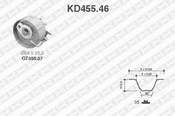 SNR KD45546 Комплект зубчастих ременів KD45546: Купити в Україні - Добра ціна на EXIST.UA!