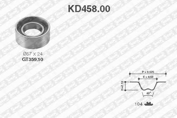 SNR KD45800 Комплект зубчастих ременів KD45800: Купити в Україні - Добра ціна на EXIST.UA!