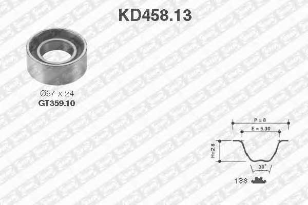SNR KD45813 Комплект зубчастих ременів KD45813: Купити в Україні - Добра ціна на EXIST.UA!