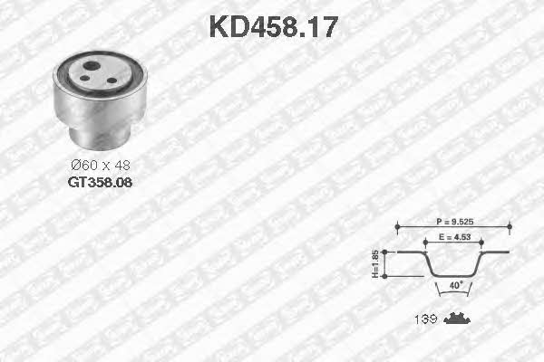 SNR KD458.17 Комплект зубчастих ременів KD45817: Купити в Україні - Добра ціна на EXIST.UA!