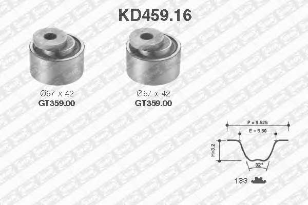 SNR KD45916 Комплект зубчастих ременів KD45916: Купити в Україні - Добра ціна на EXIST.UA!