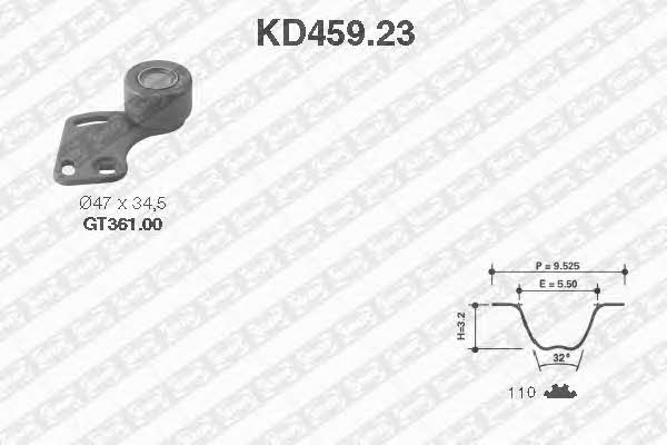 SNR KD45923 Комплект зубчастих ременів KD45923: Приваблива ціна - Купити в Україні на EXIST.UA!