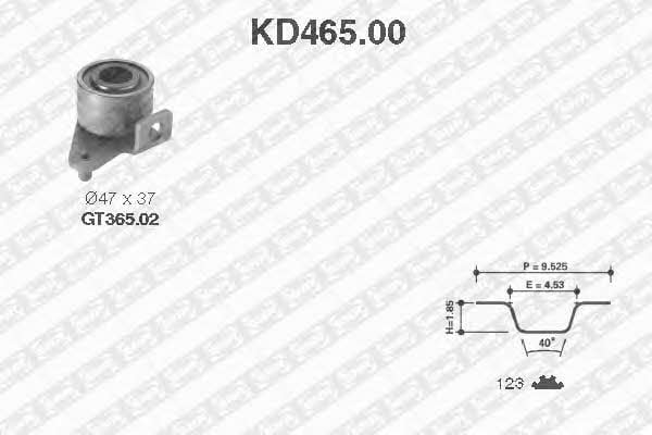 SNR KD465.00 Комплект зубчастих ременів KD46500: Купити в Україні - Добра ціна на EXIST.UA!