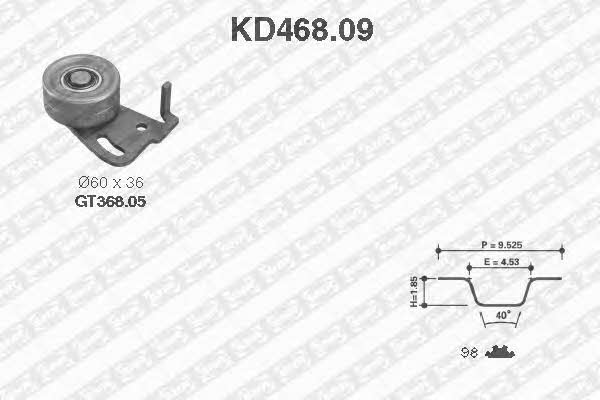 SNR KD46809 Комплект зубчастих ременів KD46809: Купити в Україні - Добра ціна на EXIST.UA!